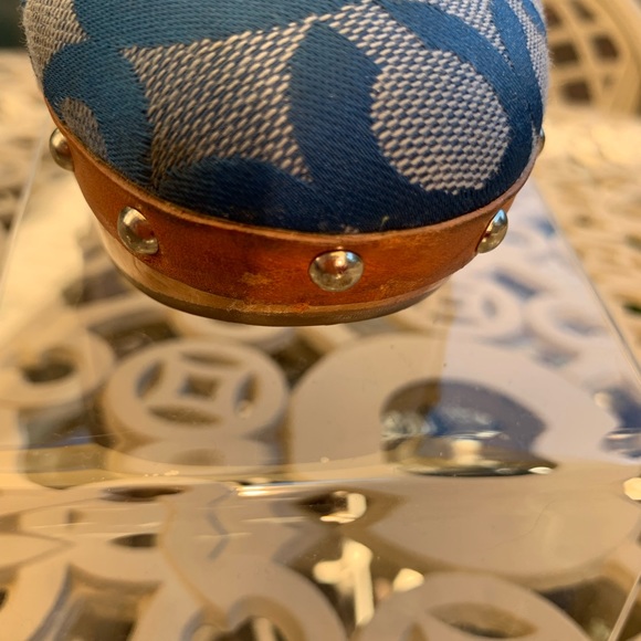 Vintage Denim Coach “BACALL” 4.5” w/1” Platform Mule Clogs! - Picture 6 of 16